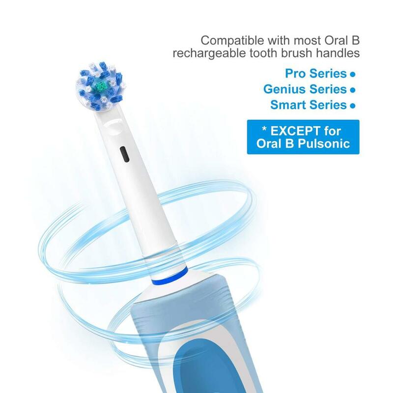 Насадки для зубной щетки Oral B, 16 шт, совместимы с Pro Genius и Smart, в том числе с нитью, крестом, точностью и отбеливанием