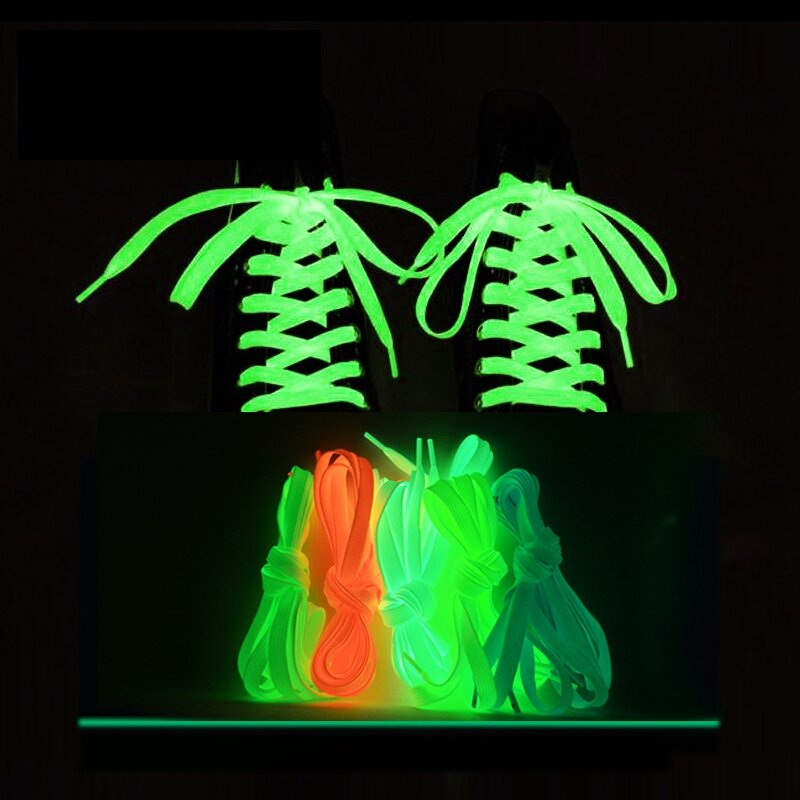 4-สีสะท้อนแสงเลเซอร์ Sequined Shoelaces,คู่ของ Hollow ทอ Shoelaces 100ซม./120ซม.กีฬาและ Leisure Shoelaces