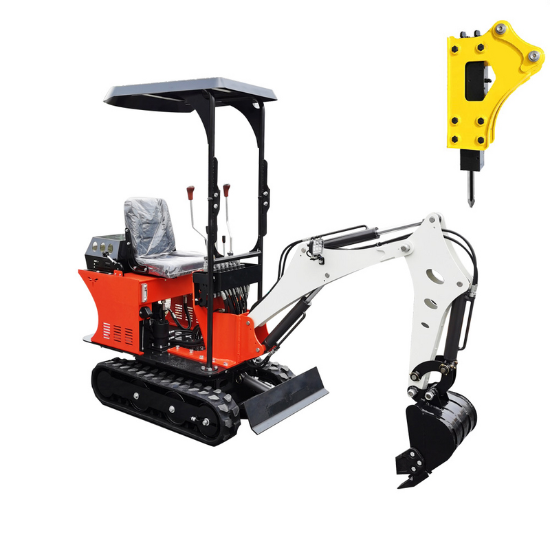 Hydraulic 0.8T Mini Excavator Small Digger with Gasoline/Diesel/Engine and CE