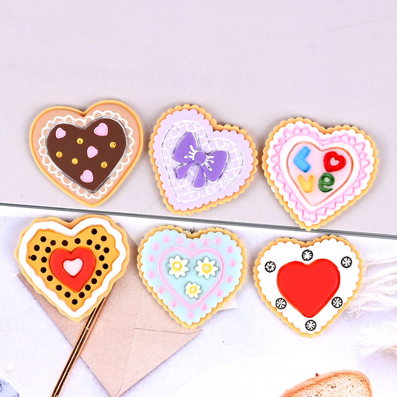 Love biscuits series naklejki na lodówkę, wielobarwne naklejki na lodówkę, śliczne mieszane kolorowe naklejki typu tablica kredowa