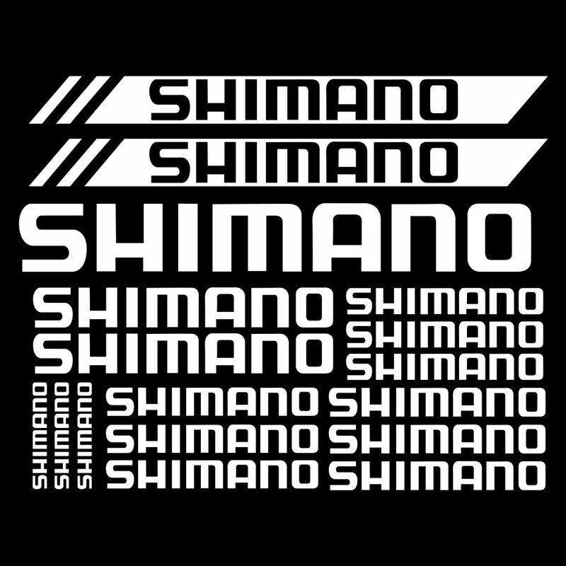 CMCT Kompatibel dengan Shimano Fashion Frame Sepeda Anti Air Tabir Surya Stiker Mobil Vinil 20Cm