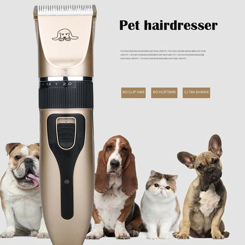 30 # cortaúñas de bajo ruido rasuradora de mascota recargable perro Trimmer inalámbrico Pet Grooming herramienta gato Animal de corte de pelo Trimmer pelo