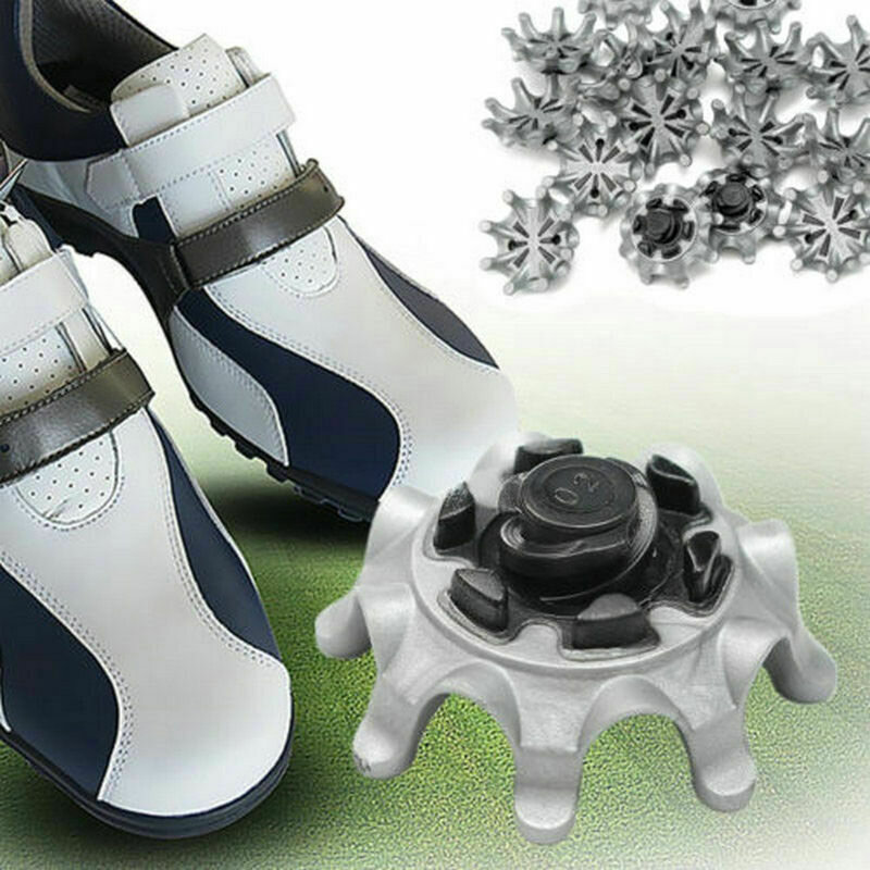 14 pçs sapatos de golfe pinos sapatos de treinamento rápido twist sapato spikes tênis de golfe chuteiras acessórios