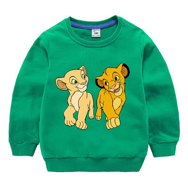 2020 Fall Kids odzież król lew Guard chłopcy dziewczęta ubrania typu Cosplay bluzy z długim rękawem T-shirt stroje topy