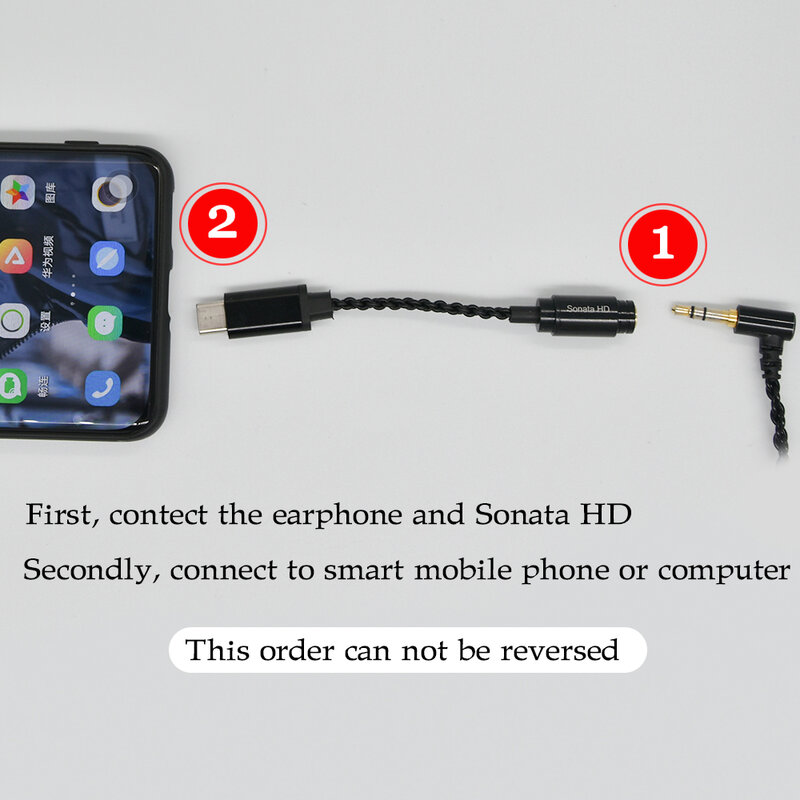 TempoTec Sonata HD typ C do 3.5MM wzmacniacz słuchawkowy Adapter DAC na telefon z systemem Android PC MAC