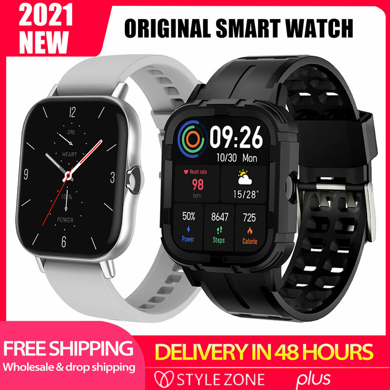 Relógio inteligente relogio inteligente homem toque completo 1.78 polegada ip68 smartwatch ece rastreador de fitness relógio inteligente feminino para xiaomi ios