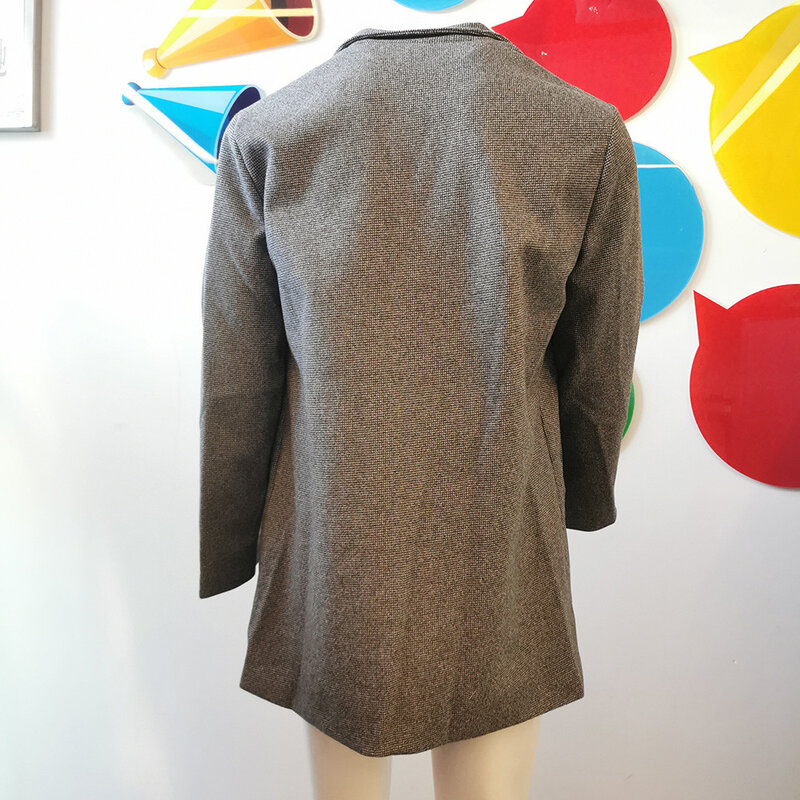 Manteau d'hiver en laine pour homme, élégant, décontracté, bureau, veste Trench, Slim Fit, boutons, automne 2022