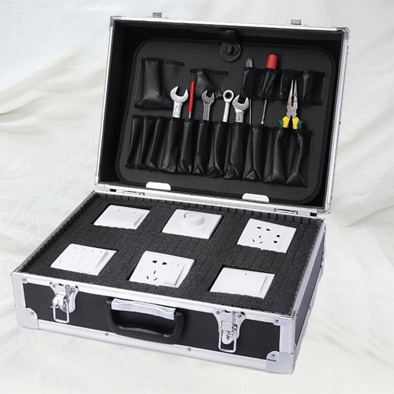 Espuma de malla para caja de herramientas, esponja de inserción para sistema de transporte de herramientas, plegable, a prueba de golpes, DIY