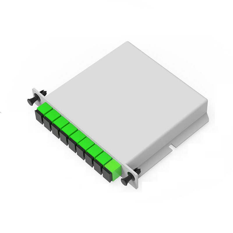 SC APC PLC 1X8 fibra ottica FTTH Splitter Box PLC inserto tipo di foglio fibra ottica accoppiatore Splitter inserimento 1: 1