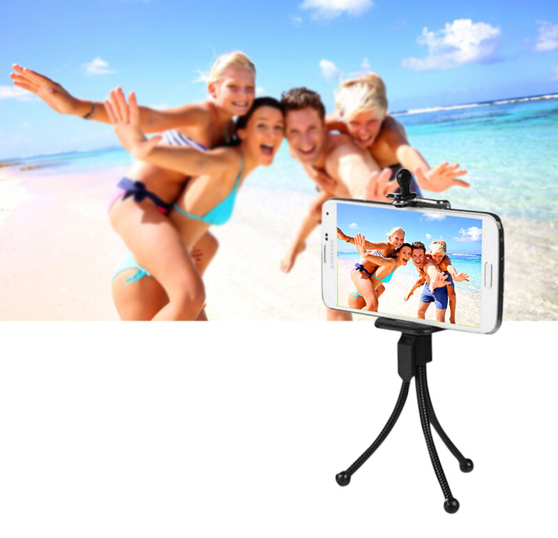 Mini trípode con manguera, soporte para cámara o proyector, palo de selfi, trípode para teléfono móvil, cámara Digital
