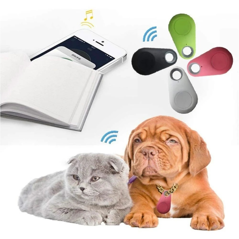 Rastreador inalámbrico inteligente con llave antipérdida, localizador GPS con alarma de coche, billetera de posicionamiento a prueba de agua, accesorios para automóviles para mascotas