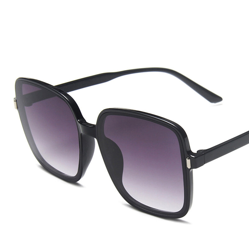 Vintage Oversize Sunglasses Women Brand Designer Men Transparent Gradient Sun Glasses Big Frame Eyewear UV400 Gafas De Sol Mujer