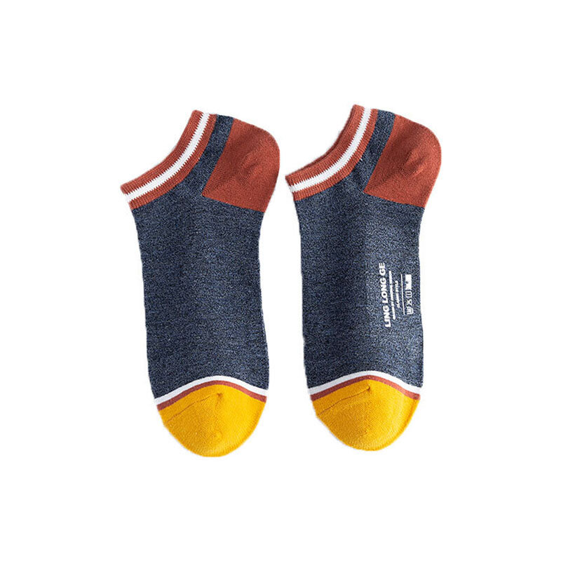 VKMONY-Calcetines deportivos de algodón para hombre, medias de tubo bajo para primavera y verano, 3 par/lote, 2022