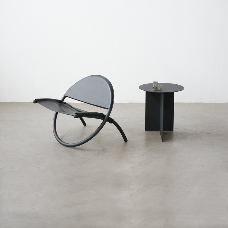 Cadeira reclinável clássica com sofá para uma pessoa, minimalista, arte em ferro, estilo nórdico, móveis para casa
