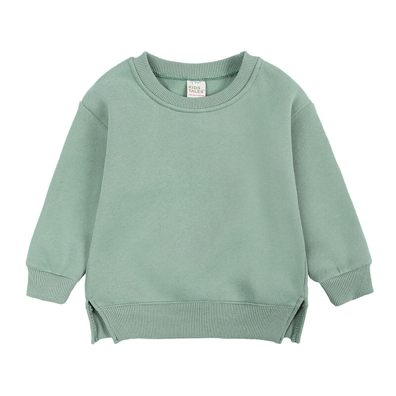 男の子と女の子の赤ちゃんのためのフード付きスウェットシャツ,韓国のセーター,厚手のフリーススウェットシャツ,子供服2021