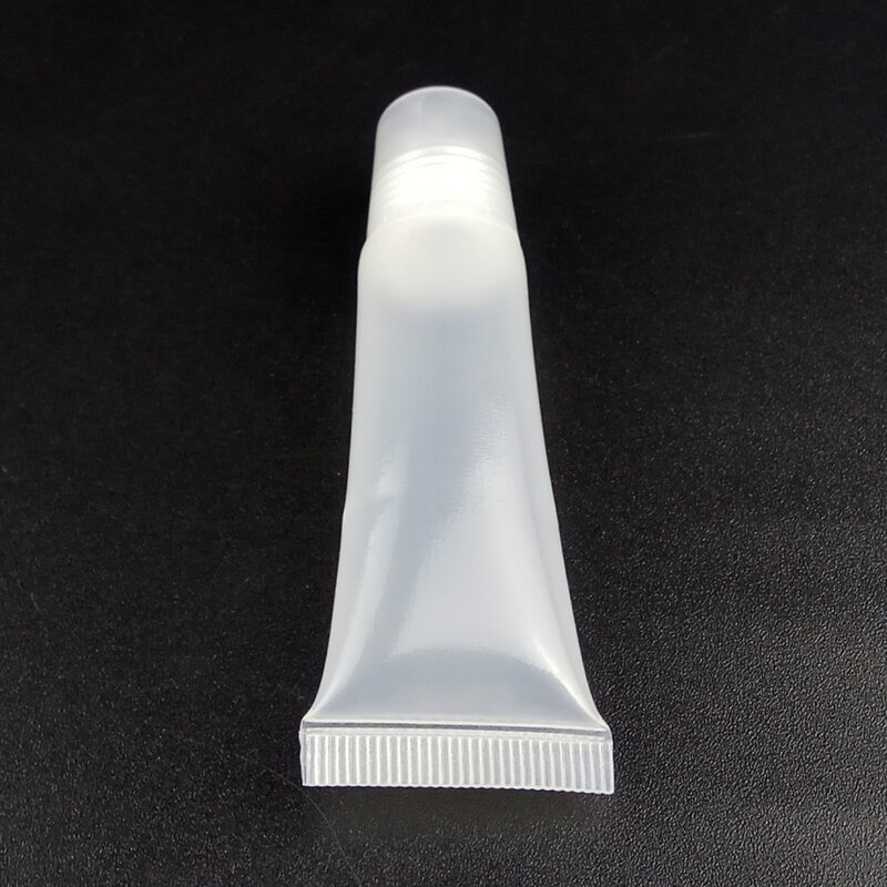 20 unids/lote 8ml vacío tubo de lápiz labial labio bálsamo tubo suave maquillaje Squeeze claro brillo de labios contenedor