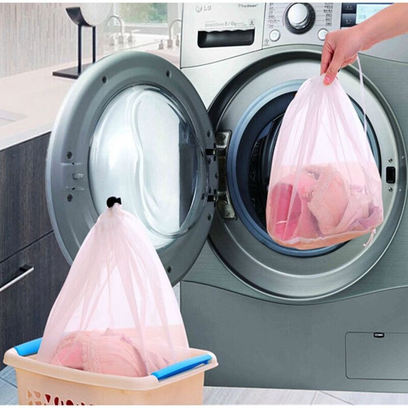 3 Size Washing Laundry bag Clothing Care Foldable Protection Net Filter Underwear Bra Socks Underwear Washing Machine Clothes