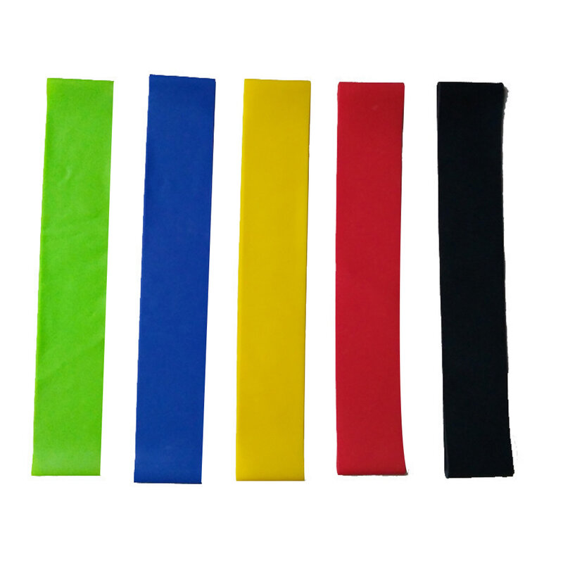 5Pcs Yoga Resistance Bands Exercise Loops High Elastic Resistance-Loop Yoga Accessories For Home Fitness Yoga Resistance Bands