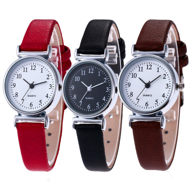 Reloj de estudiante para Mujer, relojes de estilo Retro informal, tendencia Simple, regalo, 2020