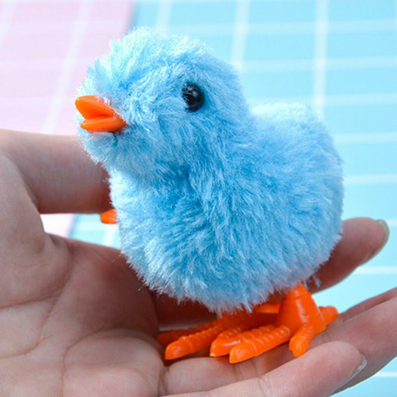 Mainan Ayam Jarum Jam Mainan Angin-up untuk Anak-anak 1 Buah dengan Warna Acak Hadiah Sempurna untuk Baterai Pesta Paskah Ulang Tahun