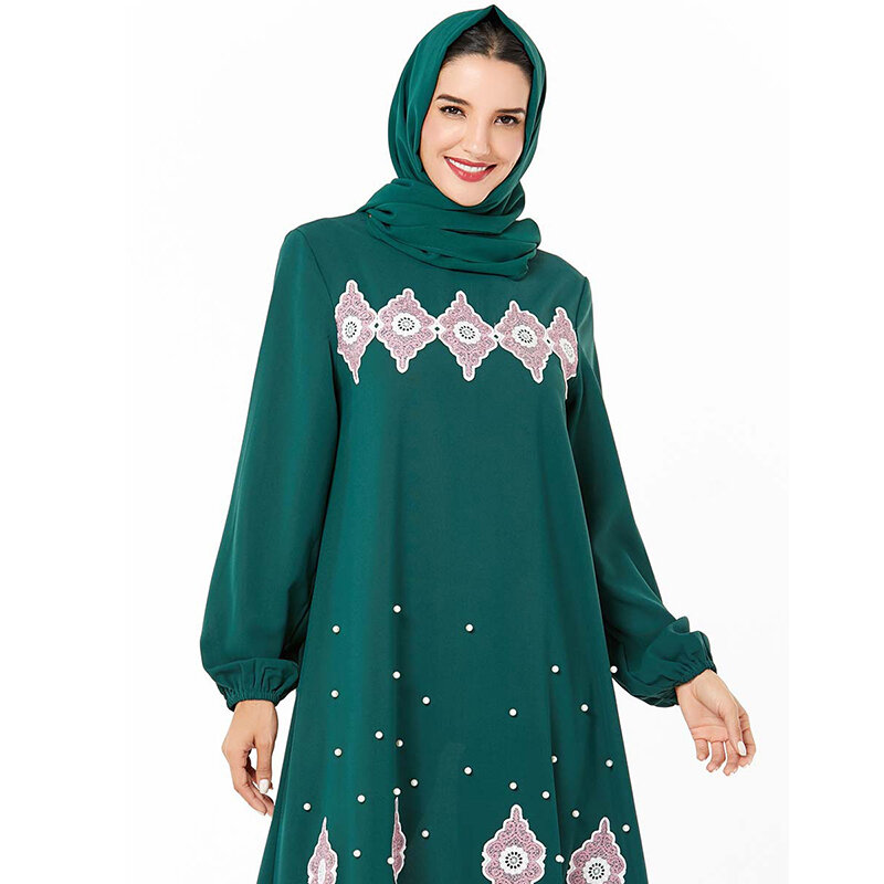 Abaya-robe arabe avec Hijab grande taille pour femmes, vêtements islamiques pour Ramadan Jilbab Caftan Marocain