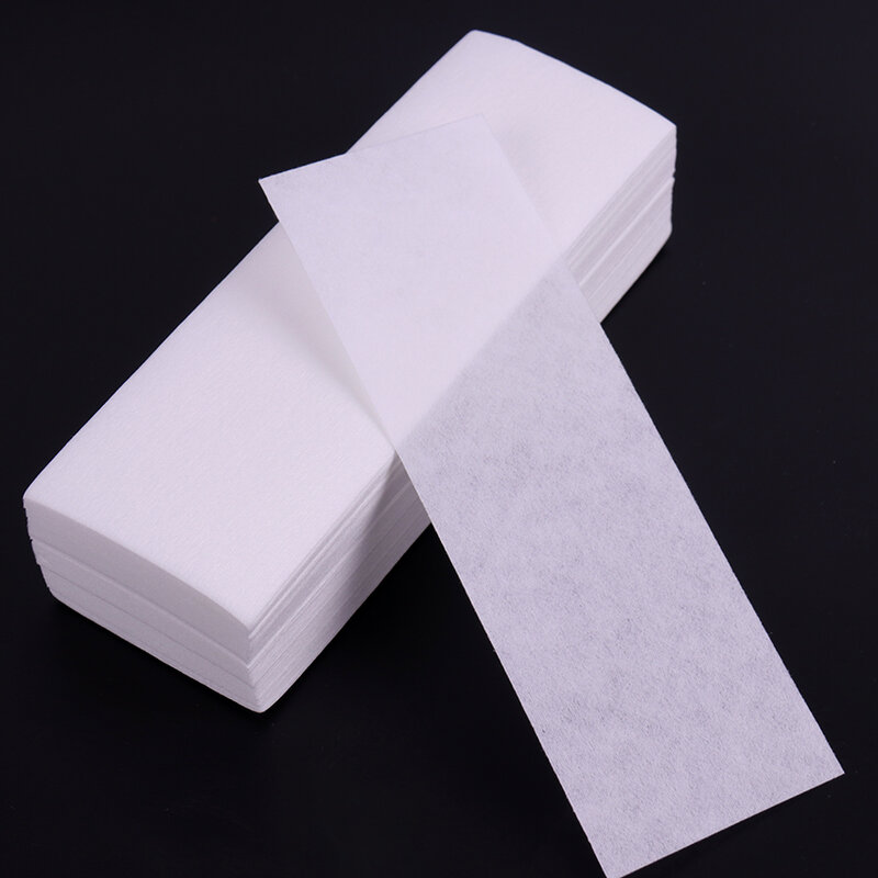 100Pcs Verwijdering Geweven Lichaam Doek Haar Verwijderen Wax Papierrollen Hoge Kwaliteit Ontharing Epilator Wax Strip Papier