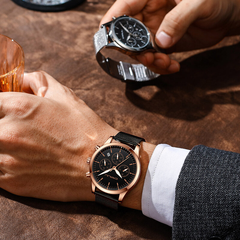 2020 جديد CRRJU العلامة التجارية الفاخرة الرجال الساعات موضة الأعمال تاريخ ساعة اليد الرياضة مقاوم للماء كرونوغراف كوارتز ساعة رجالية على مدار الساعة