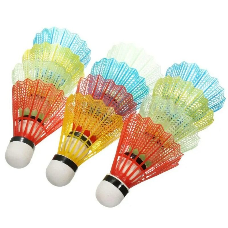 6/12 Pcs Badminton volants plume d'oie Badminton balles Sports de plein air Badminton accessoires durables Badminton