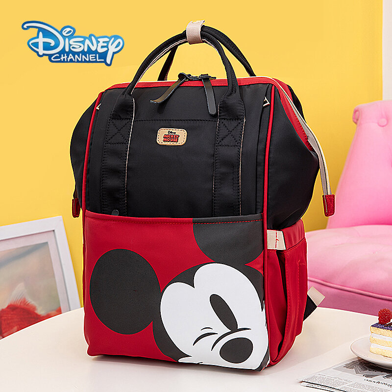 Disney Diaper Bag Nappy Backpack Mom Mummy Bags Maternal Stroller Maternity Organizer Mickey Mouse Insulation Baby Bottle Bags
