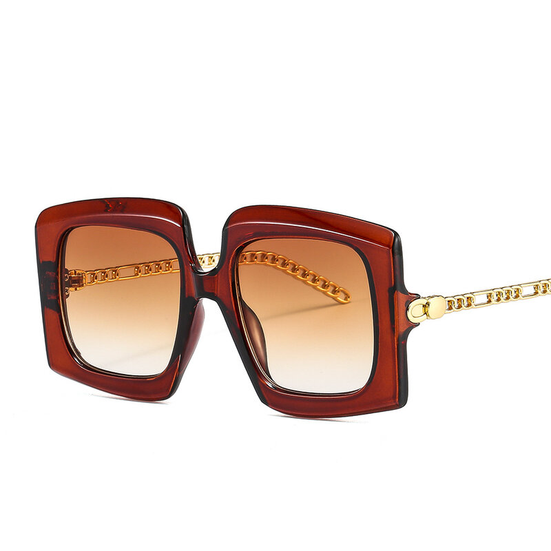 Übergroßen Quadratischen Sonnenbrille Frauen Vintage Designer Große Sonnenbrille Fashion Shades UV400 Männer Luxus Männlich-weibliche Brillen