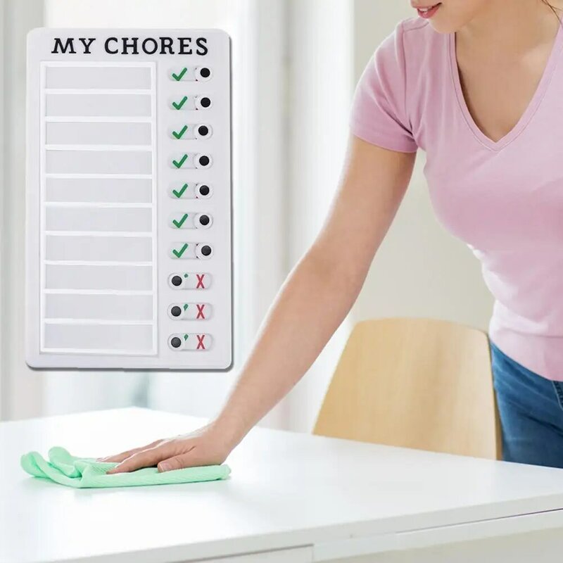 Long Lasting  Convenient Creative Clear Planing Memo Board ABS Chacklist Board Reminding   for Dorm