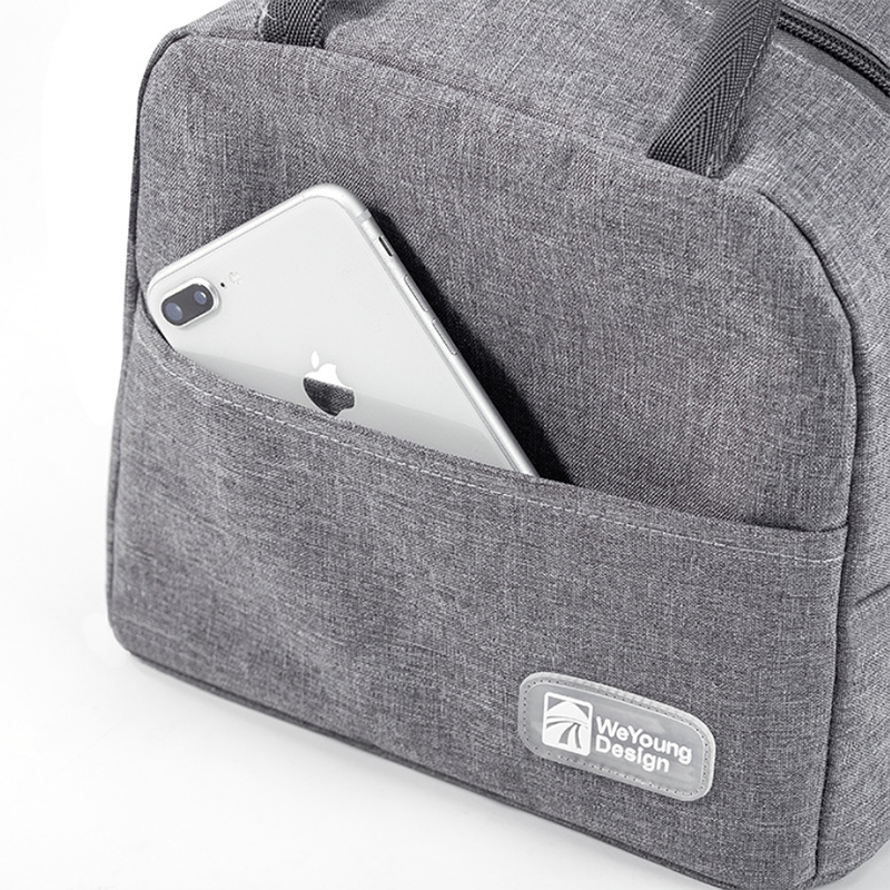 Многоразовая изолированная сумка для ланча, сумка-холодильник, сумка для еды, для работы, пикника или путешествий