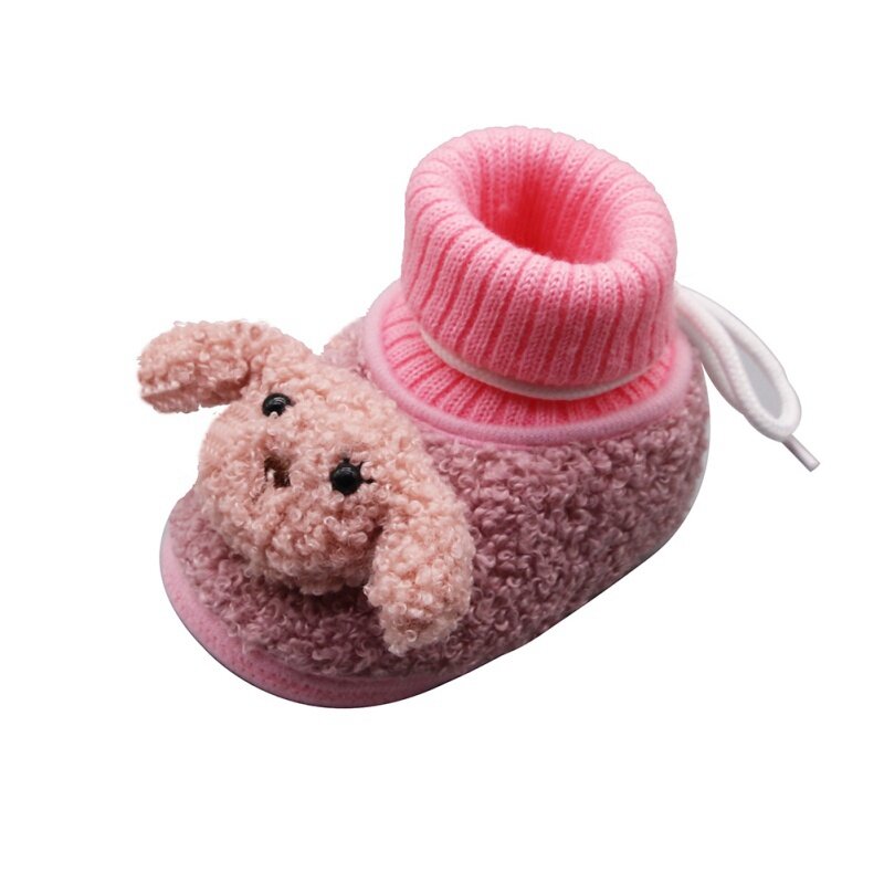 Calcetines cálidos Unisex para recién nacido, niños, niñas, animales, perros, cuna, zapatos cálidos