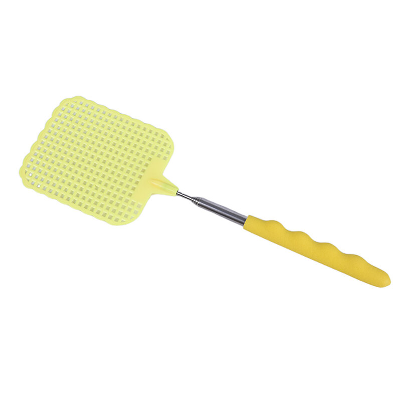 Hot hand fly swatter with retractable pull rod household tools accessories retractable fly swatter portable