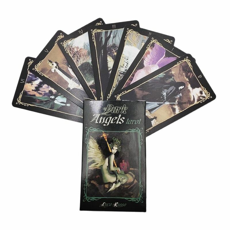 Dark Angel Tarot Kaarten Dek Fate Oracle Dek Spel Mysterieuze Waarzeggerij Voor Vriend Party Persoonlijke Entertainment Board Game
