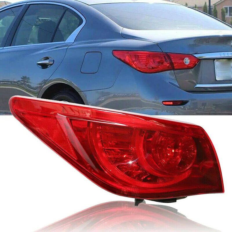 Left Driver Side Tail Light Rear Outer Lamp for For 2014 2015 2016 2017 Infiniti Q50 Q50s
