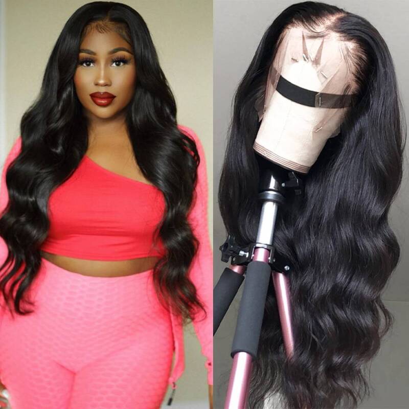 Body Wave Lace Front Wig 인모 레이스 정면 가발 HD 투명 레이스 가발 With Baby Hair Brazilian Remy Hair