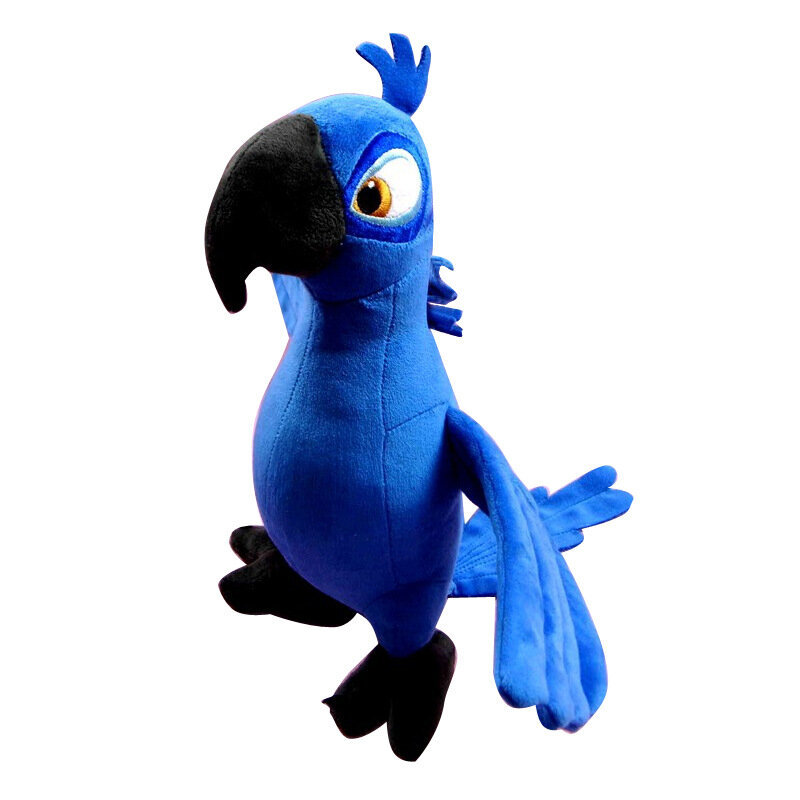 New Cute Rio Parrot Plush Toy  Stand-up Parrot Doll Toy Stuffed Macaw Plush Bird Toys 4 Colors