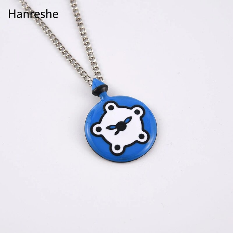 Hanreshe – collier en métal avec pendentif coccinelle, bijoux de poche, Punk, lapin, lapin, Kwami, dessin animé, chat, Nior, cadeau pour enfant