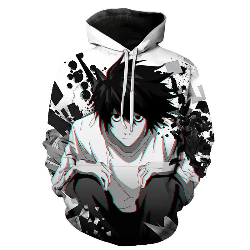 Death Note Hoodies Männer Anime Mit Kapuze Sweatshirt Frauen Cosplay Sport Pullover Harajuku Hoodie Frühjahr Mode Hip Hop Top Männlichen