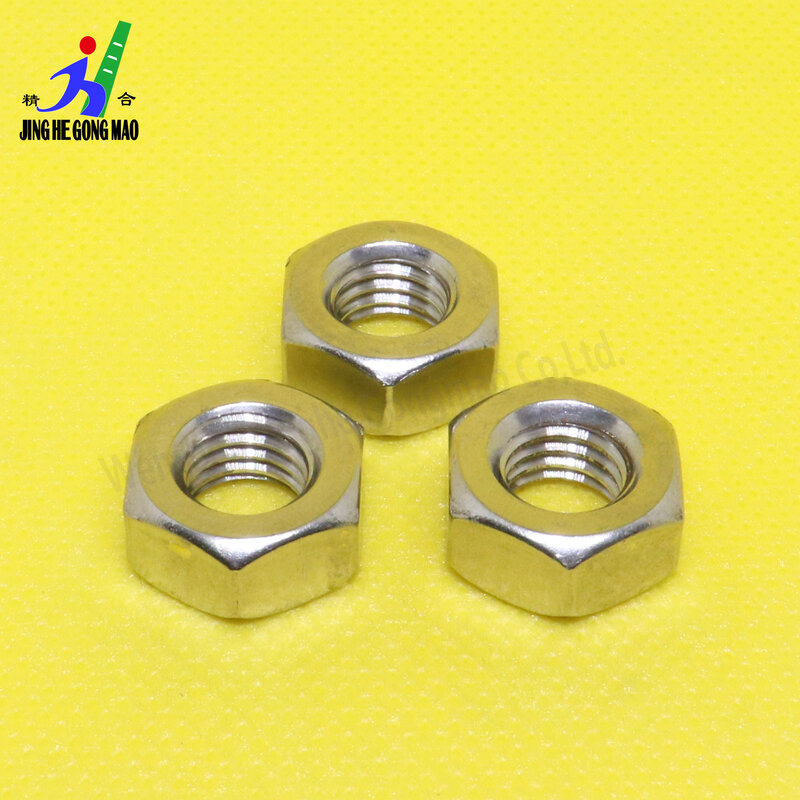 1/50/100pcs A2 304 Stainless Steel Hex Hexagon Nut for  M2 M2.5 M3 M4 M5 M6 M8 M10 M12 M16 M20 M24 Screw Bolt