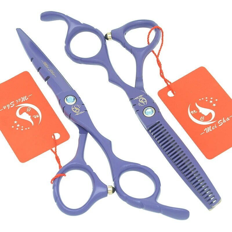 Meisha 5.5/6 inch Japan 440c Barber Shop Hairdressing Scissors Cutting Shears Thinning Scissors Salon Styling Tools A0064A