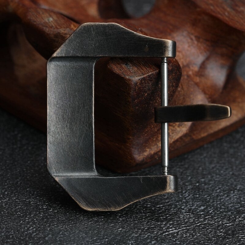 Bronze Buckle 20 22 24 26MM For PAM111 441 leather Strap Buckle Vintage Pure Copper Buckle