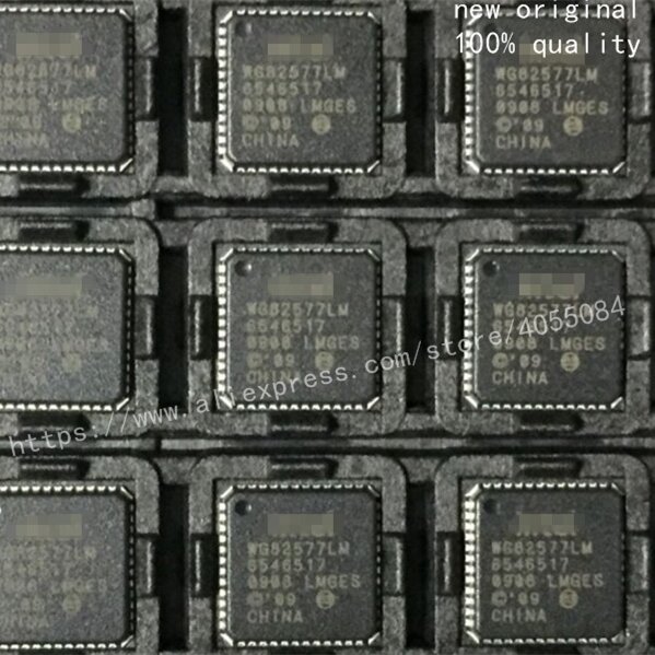 Chip de componentes eletrônicos ic wg82577lm wg82577 3 pçs