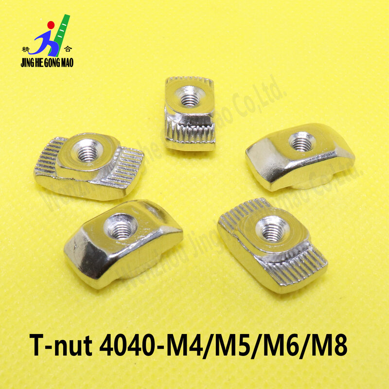 NUT-/M4/M5/M8for 20Series SLOT T-NUT T NUT HAMMER DROP NUT ยึด Connector 4040 อลูมิเนียม Extrusion