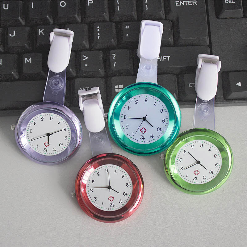 Pielęgniarka zegarek broszka silikonowy klips kontrola infekcji projekt pielęgniarka lekarz sanitariusz broszka zegarek Fob NYZ Shop