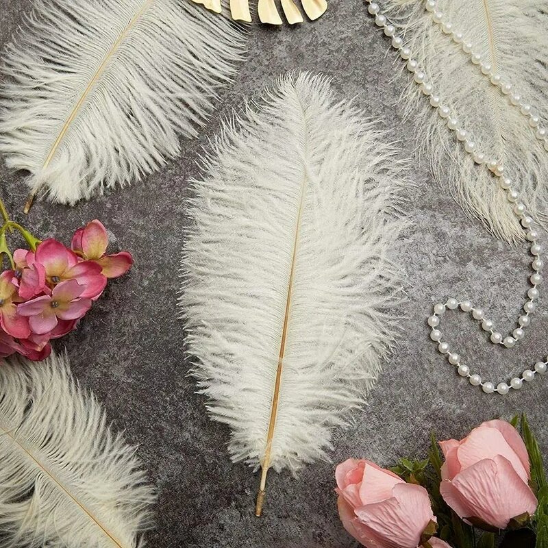 10Pcs High Quality Fluffy Ostrich Feather For Crafts 15-20Cm Plumes Wedding Centerpieces Decorative JuJu Hats Feathers Wholesale