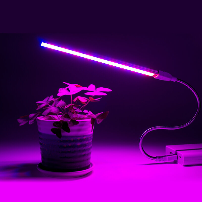 LED USB 성장 램프 전체 스펙트럼 DC 5V 3W 5W 적합 한 홈 오피스 실내 젊은 식물 모방 햇빛 IR UV 성장 Phyto 램프