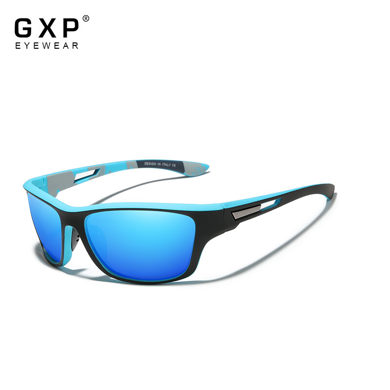 GXP-gafas de sol polarizadas ultraligeras para hombre, lentes de sol cuadradas de estilo deportivo, a la moda, para viajes al aire libre, UV