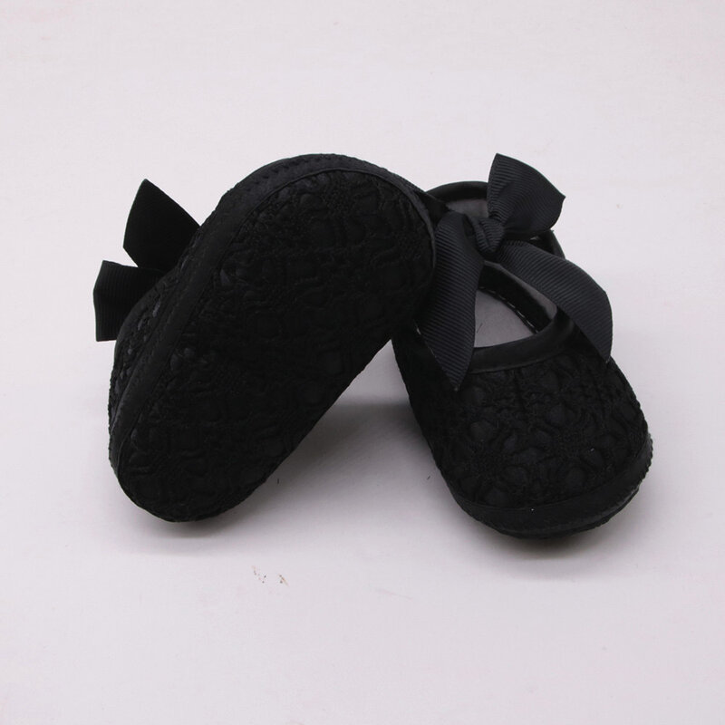 Girls Shoes Newborn Toddlers First Walkers Slipper Baby Bowknot Princess Shoes Soft Sole Non-slip Footwear Infant Crib Shoes